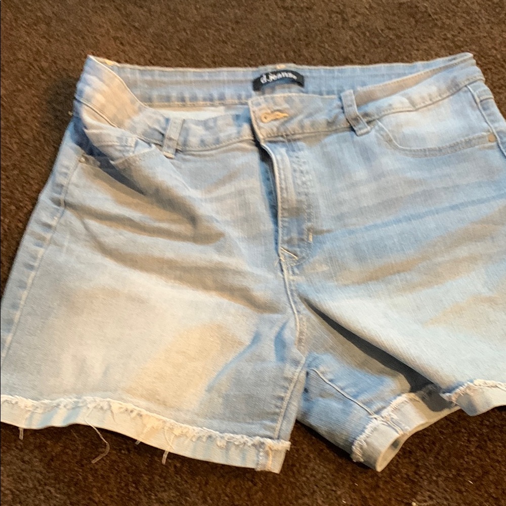 d. jeans Light Blue Women's Denim Jean Shorts